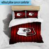 3PCS Stade Football Club Crest Bedding Set,Including 1pc Duvet Cover And 2pcs Pillowcases Perfect for Bedroom, Dormitory, Fan Christmas gift
