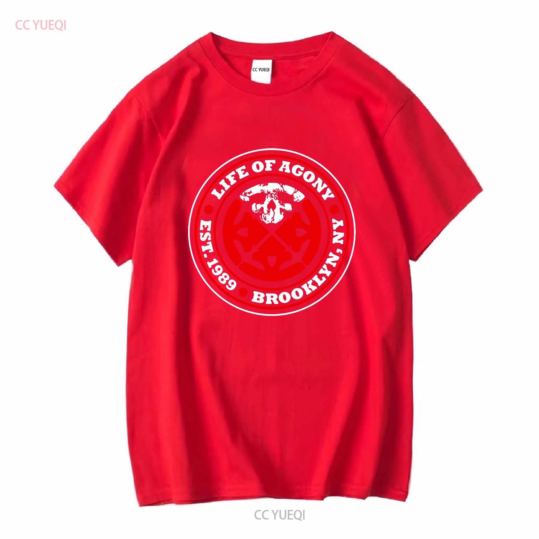 NEW Life of Agony We are The Underground Black All Size T Shirt AG2134 vintage Washed fashion Breathable designer clothes S