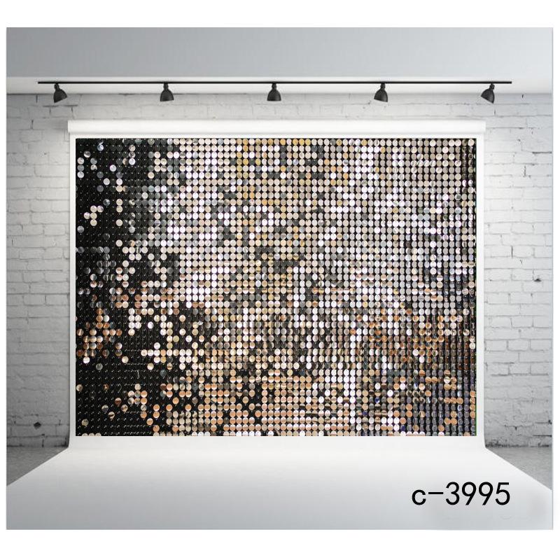 

Золотой диско-гобелен-фон для дня рождения, душа и фотографии