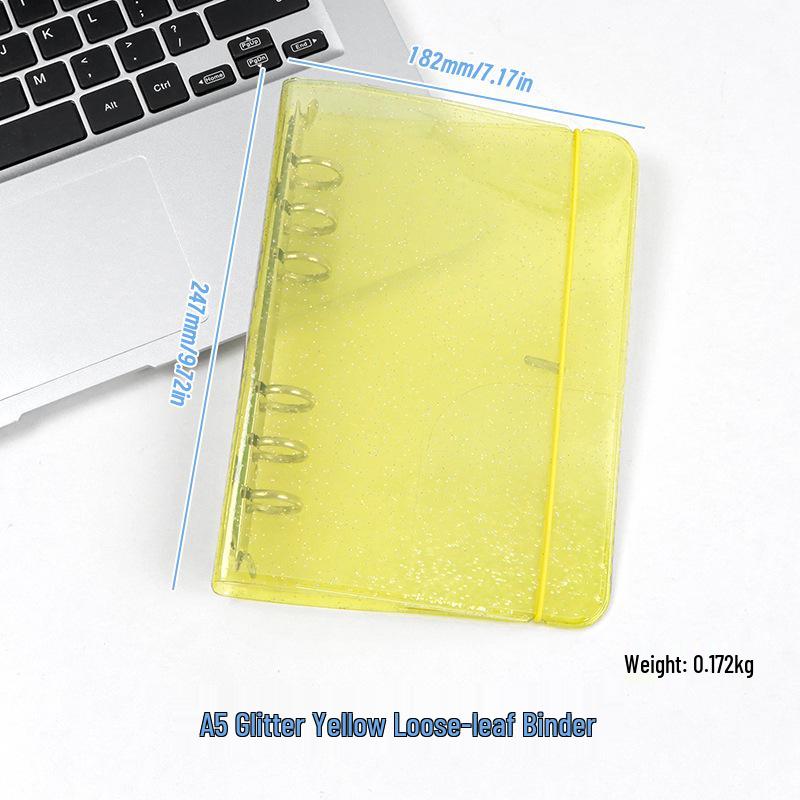 A6 Color Loose-Leaf Binder Notebook - Student Diary & Simple Planner