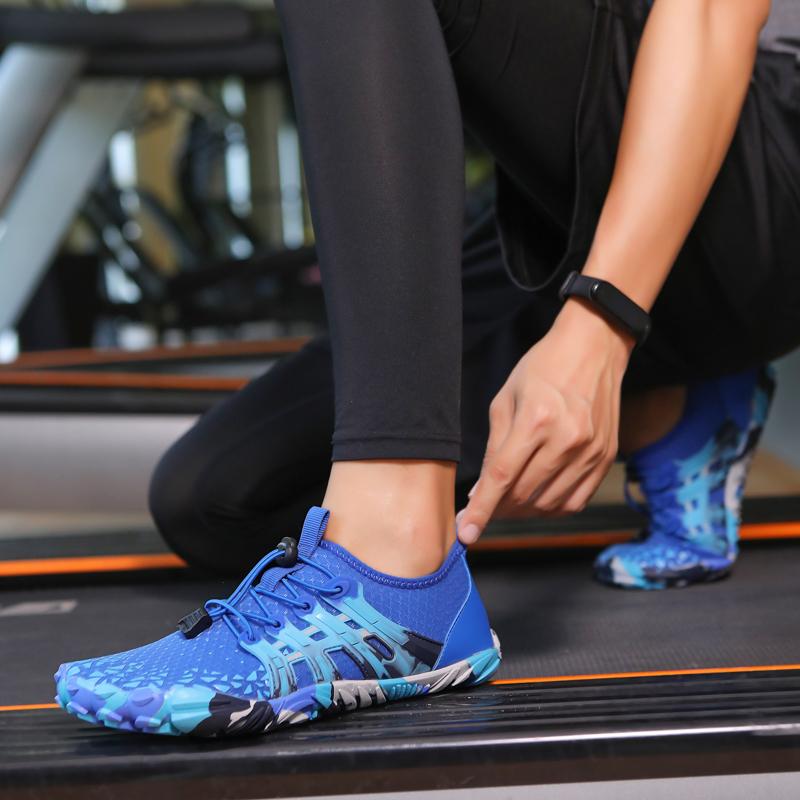 Fashion New Arrival Water Shoes Qiuck-Dry Aqua Shoes Men Women Outdoor Beach Swimming Wading Breathable Five-Finger Sneakers Size 35-46