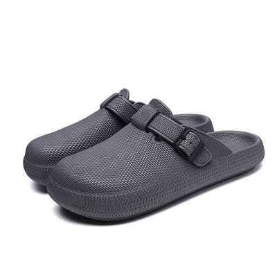 Men Slippers Autumn Fashion Half Shoes Non-slip Kitchen Shoes Lightweight EVA Slides Comfortable Male Sandals Beach Slippers