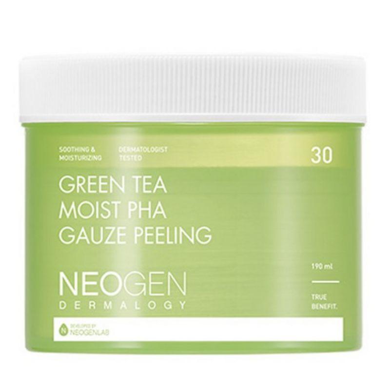 NEOGEN Dermalogy Green Tea Moist PHA Gauze Peeling Pads 190ml 30 Pads 1pcs