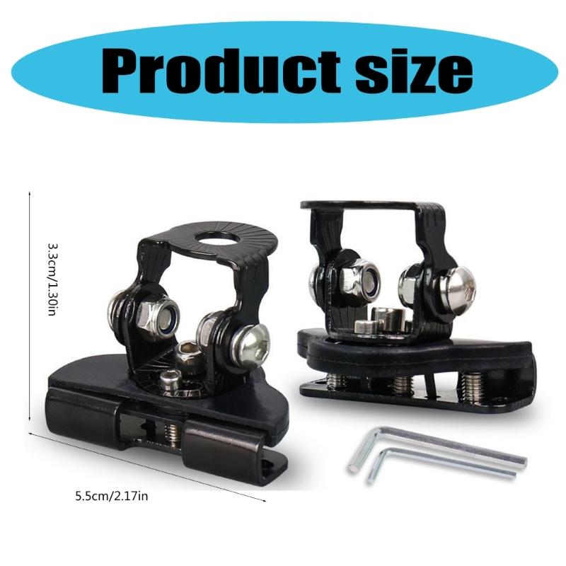 Adjustable 360 Degree Rotating Car Hood  Light Brackets Waterproof Car Hood Lamp Holders Simple Installation Pair