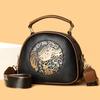 Artistic Traditional-style Crossbody Bag, Fashionable Multi-layer Bag, Wide Shoulder Strap, Single Shoulder Crossbody Bag