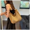 Large Capacity Straw Woven Bag Women's New Simple Woven Bag Seaside Vacation Beach Shoulder Tote Bag