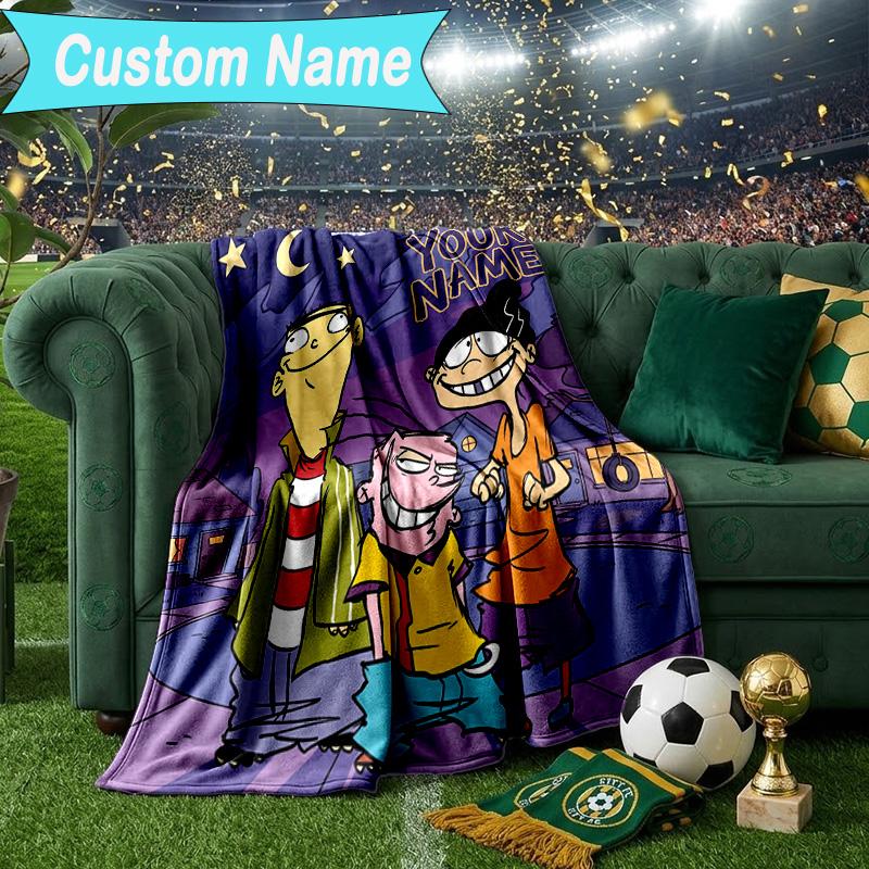 Custom Name Blanket Ed Eddy Mystery Blanket Bedding Blanket for Travel, Camping, Living Rooms, Offices, Sofas, Fan Christmas gift