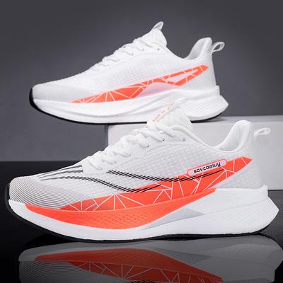 Herren Sports Spezialität Marathon Laufschuhe Carbonplatte Atmungsaktiv Leichtgewicht Damen Bequem Sportlich Rutschfest Dämpfung Stabilität Sneaker