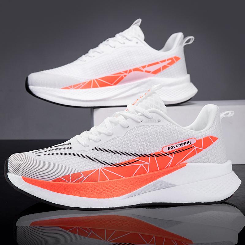 Herren Sports Spezialität Marathon Laufschuhe Carbonplatte Atmungsaktiv Leichtgewicht Damen Bequem Sportlich Rutschfest Dämpfung Stabilität Sneaker