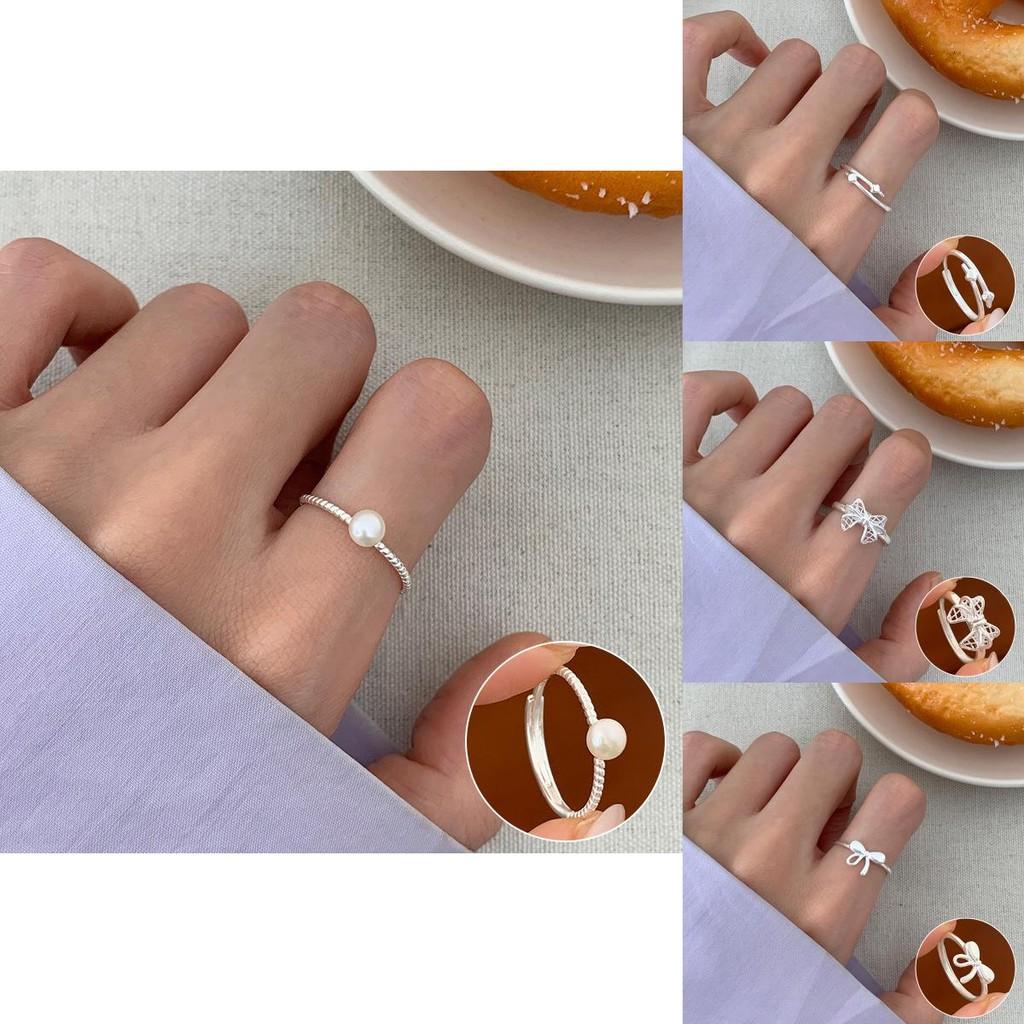 Unique Butterfly Adjustable Knot Floral Ring Collection Stylish Copper Geometric Design For Wear Daily
