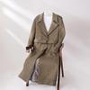 Herrarnas High-End Scoundrel Cool Wool Trenchcoat: Höst/Vinter Superlång Stil