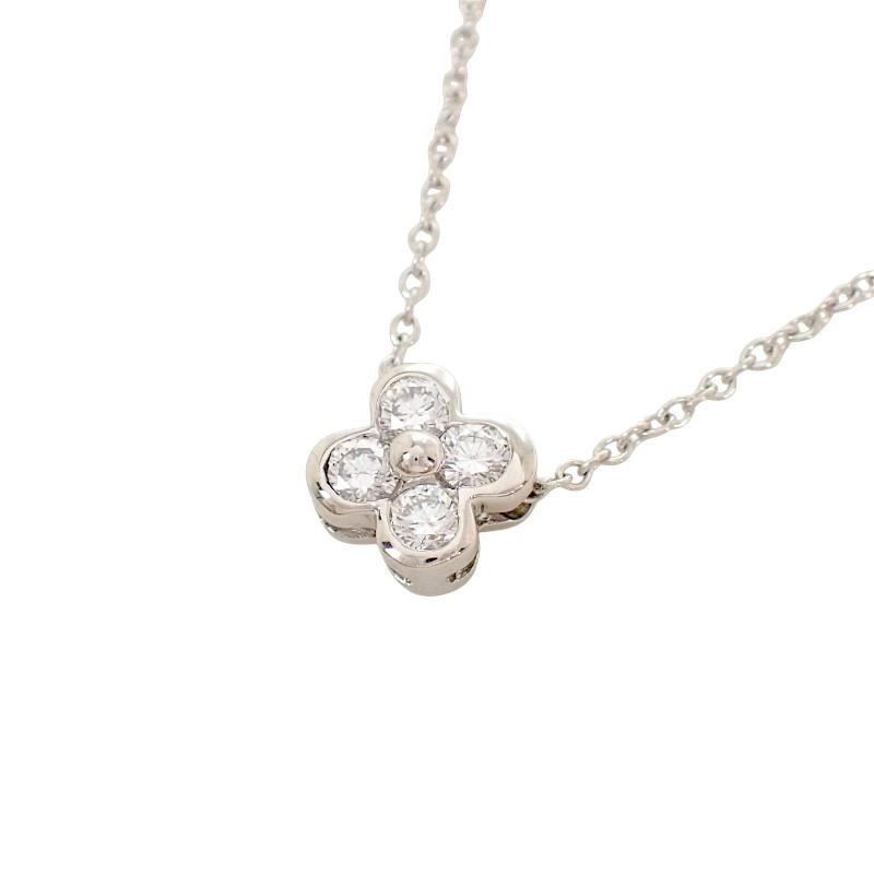 TIFFANY&Co.  Collana Argento Pt950Platino/diamante Donna