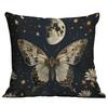 New Imitation 3d Butterfly Printed Pillowcase Retro Home Sofa Cushion Pillowcase Decoration