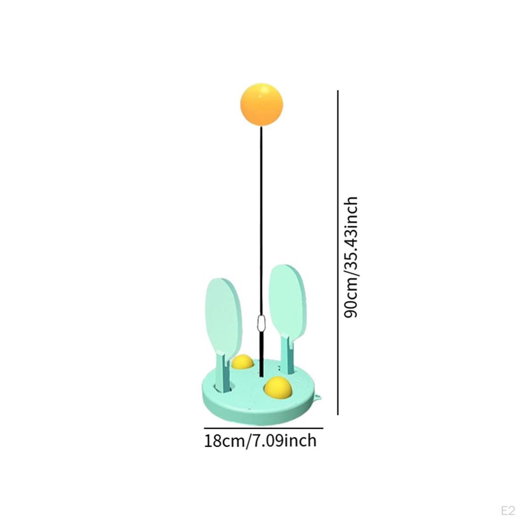 Pong Balls Paddles Set Game Hand Eye Coordination Adults and Kids Soft Shaft Equipment Table
