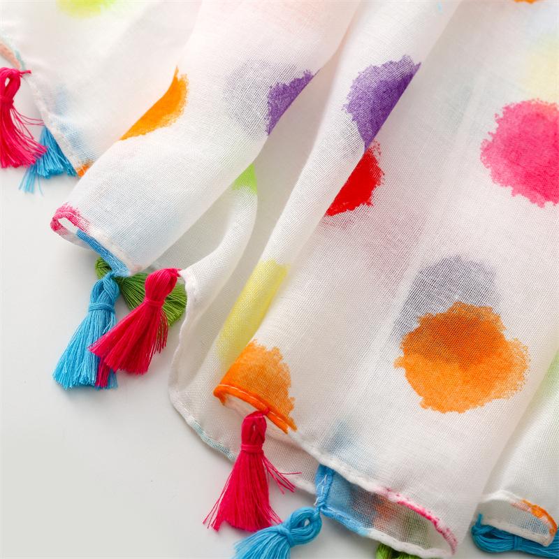 Marca de luxo cachecol de algodão com bolinhas xale feminino grande pashmina hijab faixa de cabeça cachecóis turbante islâmico bufanda foulard estolas