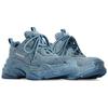 Balenciaga Triple S Denim Low Top Casual Shoes Men's Blue 536737W2DEN4000