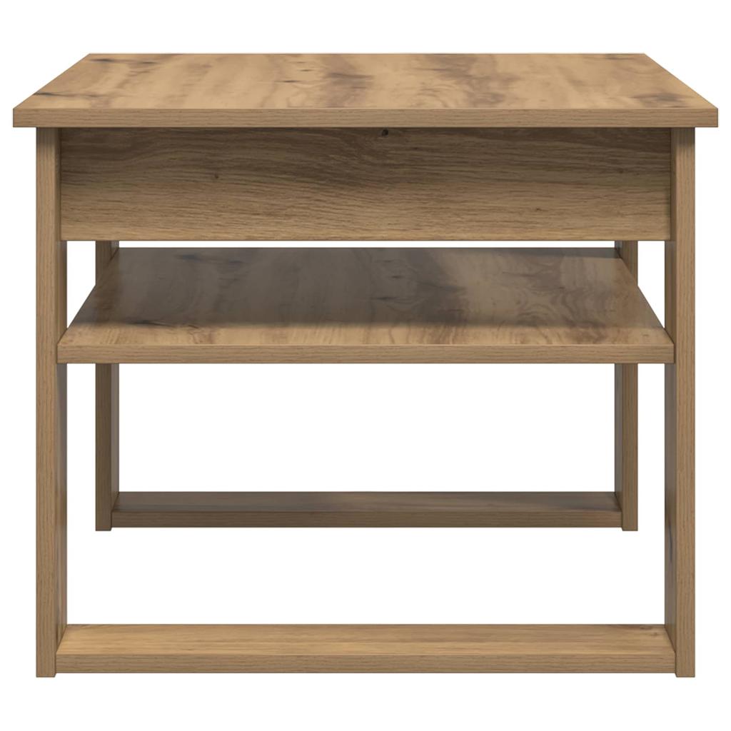 Artisan Oak Coffee Table 64 X 54 X 44 Cm Engineered Wood