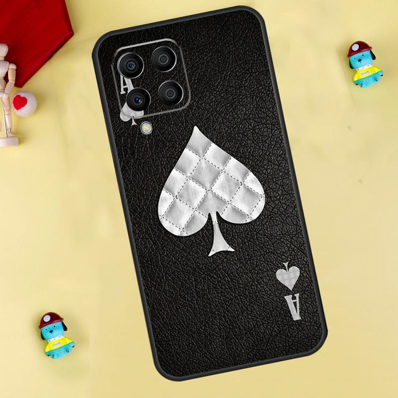 Ace of Spades Case For Samsung Galaxy M33 M15 M55 M31 M13 M12 M14 M06 M16 M36 M56 M53 M32 M52 M35 M34 M54
