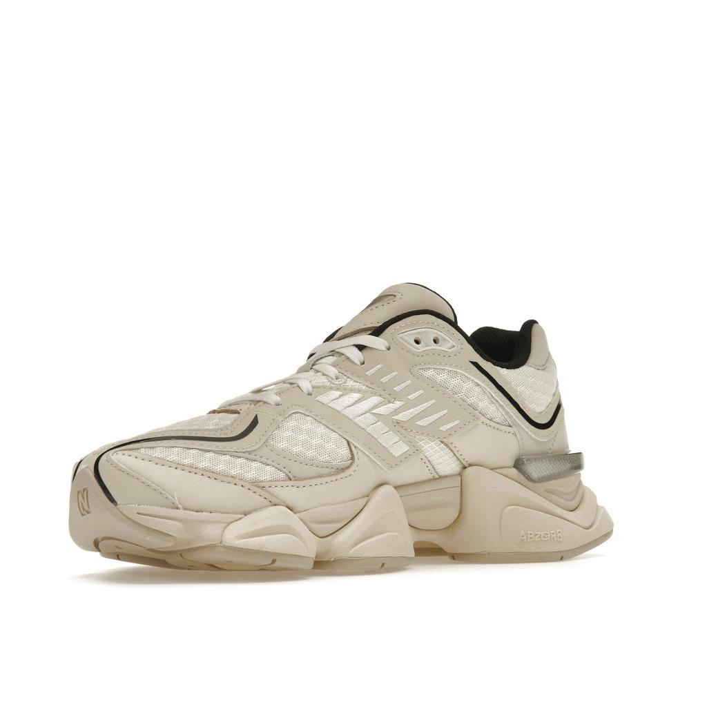 New Balance 9060 Turtledove Black Unisex Sneakers Cream Silver-Metallic U9060DUA