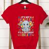Its A Different Ability Autism Teacher Shirt Autism Awareness Cartoon Design Woman Tshirts Special Education Gift Classic Tops