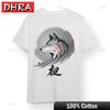 Unisexs Tshirt With Ink Wash Wolf Graphic Unisex 100 Cotton Plus Size Tee Graphic Boyfriend Youth Unisex Tees Tshirts Boys