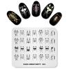kads Immaturity 003 Nail Stamping Plates Animal Designs Nail Art Stamp Template Plate DIY Manicure Tool