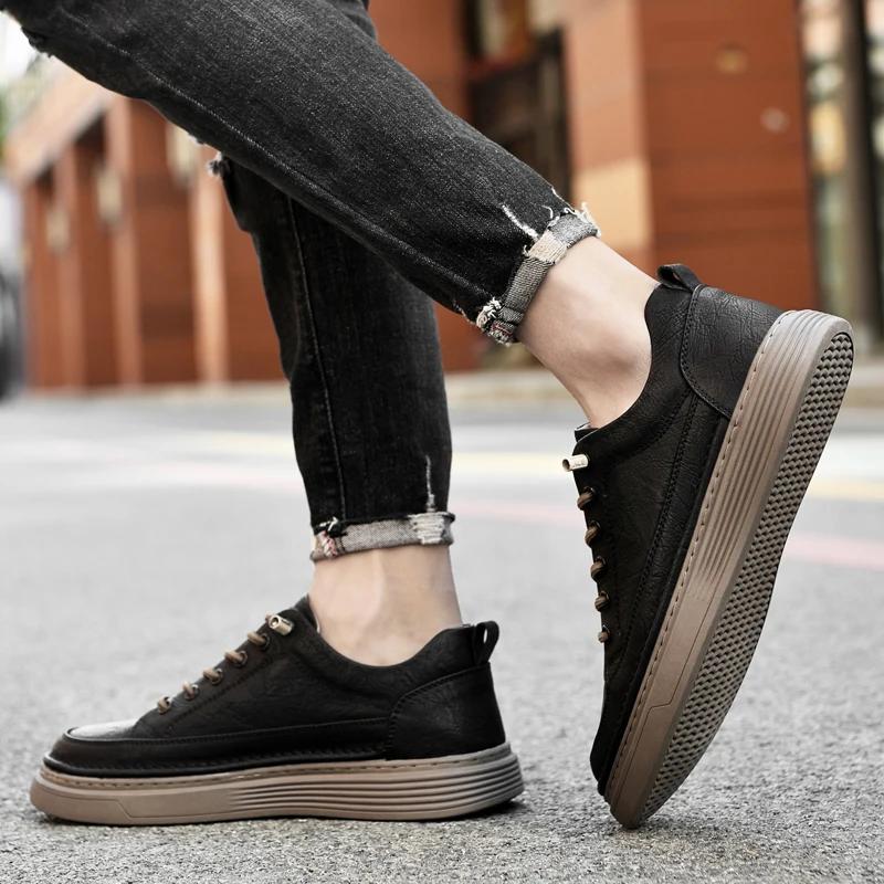 Fashion Sneakers Men Shoes Fashion Men Formal Shoes Leather Luxury Shoes Men Oxford Classic Business Leather Casual Shoe