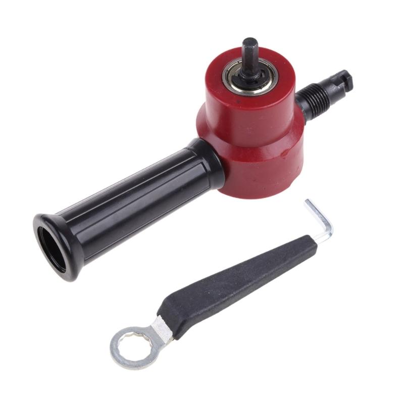 Tool Parts Professional Nibble Metal Cutting Double for Head Metal Sheet Cutter Saw Cutter Drill Attachment