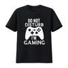 Mens Christmas Do Not Disturb I M Gaming T Shirt Video Game Gamer Black 3X Large Vintage Washed Streetwear Soft Comfortable