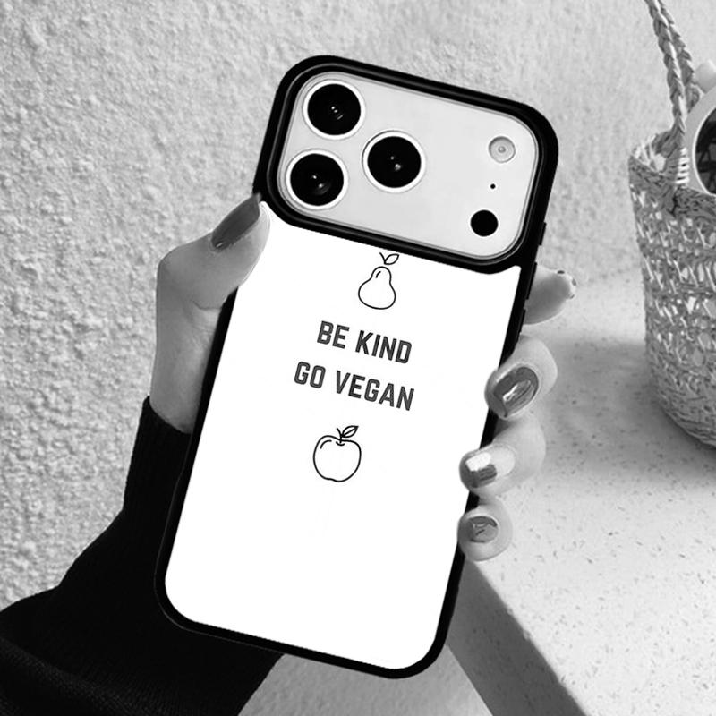 VEGAN QUOTES LOVE VEGGIE Phone Case For iPhone 17 Air 16 15 14 13 12 11 Pro Max Plus