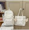 Schoolbag Japanese ins new high-value fresh and sweet star make-up bag women's light travel large-capacity backpack
