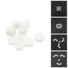 10Pcs Flute Plugs Soft Rubber Flute Key Plugs Open Hole Plug Covers Flutes Repair Parts Accessories For Open Hole Flutes