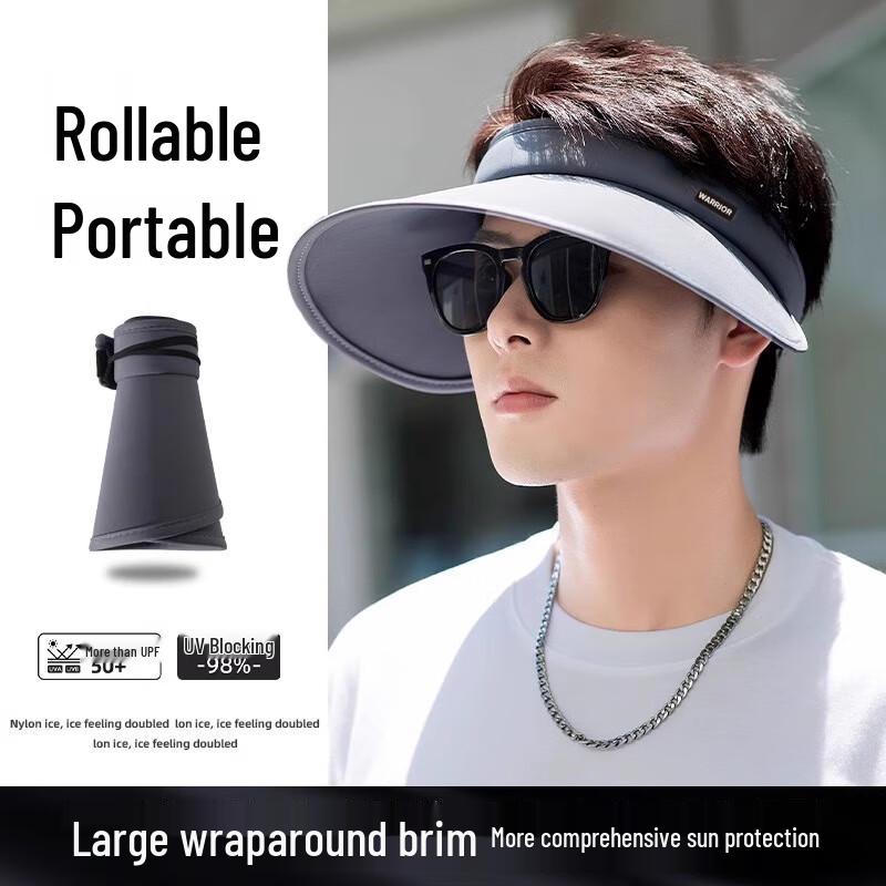 Warrior Ice Silk Wide Brim Sun Protection Visor M