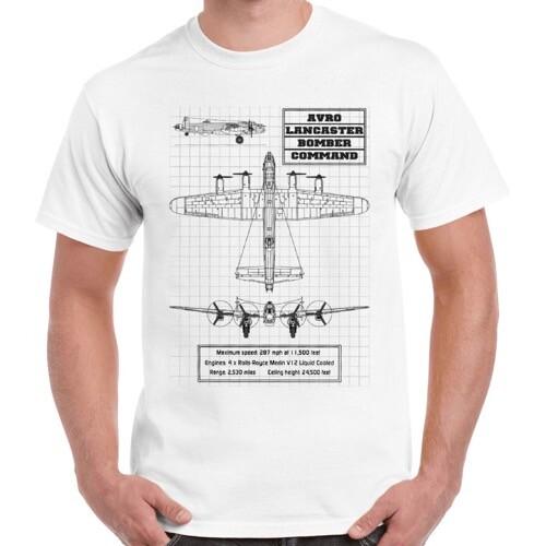 Avro Lancaster Bomber Flugzeug Herren Damen Weste Tanktop Unisex T-Shirt 2844