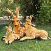 Giant Stuffed Plush Animal Real Life Deer Toy Kids Doll Teaching Prop Toy Children's Birthday Gift Simulation Sika Deer Model