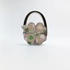 Four-Leaf Clover Floral Handbag Hook - Decorative Storage Accessory