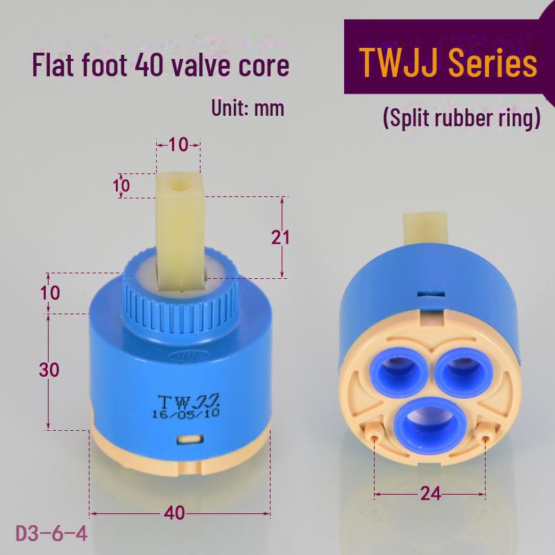 Authentic Taiwan Durable Kitchen & Bathroom Faucet with Hot & Cold Water Mixer and Imported Ceramic Valve Repair Parts