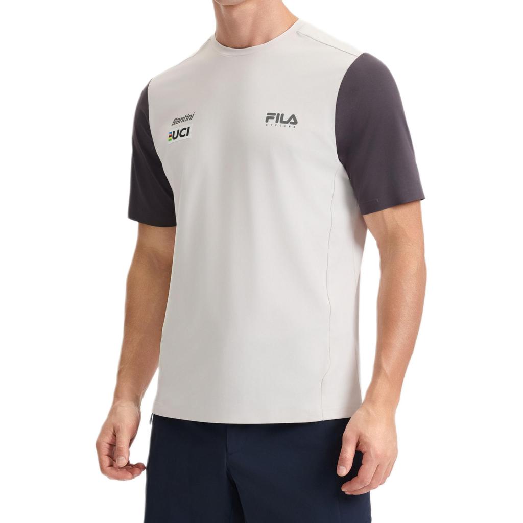 New FILA CYCLING T-Shirt Men's Light Dusty Gray A11M528102F-GY