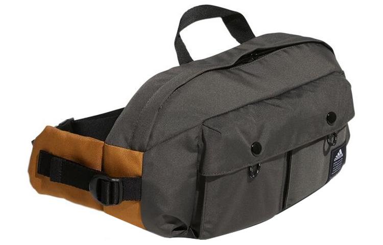Adidas Polyester Sling Bag, Crossbody Bag, Fanny Pack Regular Men's Gothic Olive Green HE2691