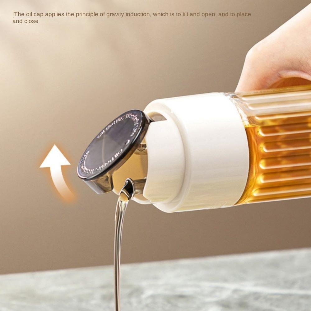 

Стеклянная бутылка, контейнер для масла, 500 мл/17 унций, прозрачная кастрюля для масла, прочный разлив уксуса для барбекю