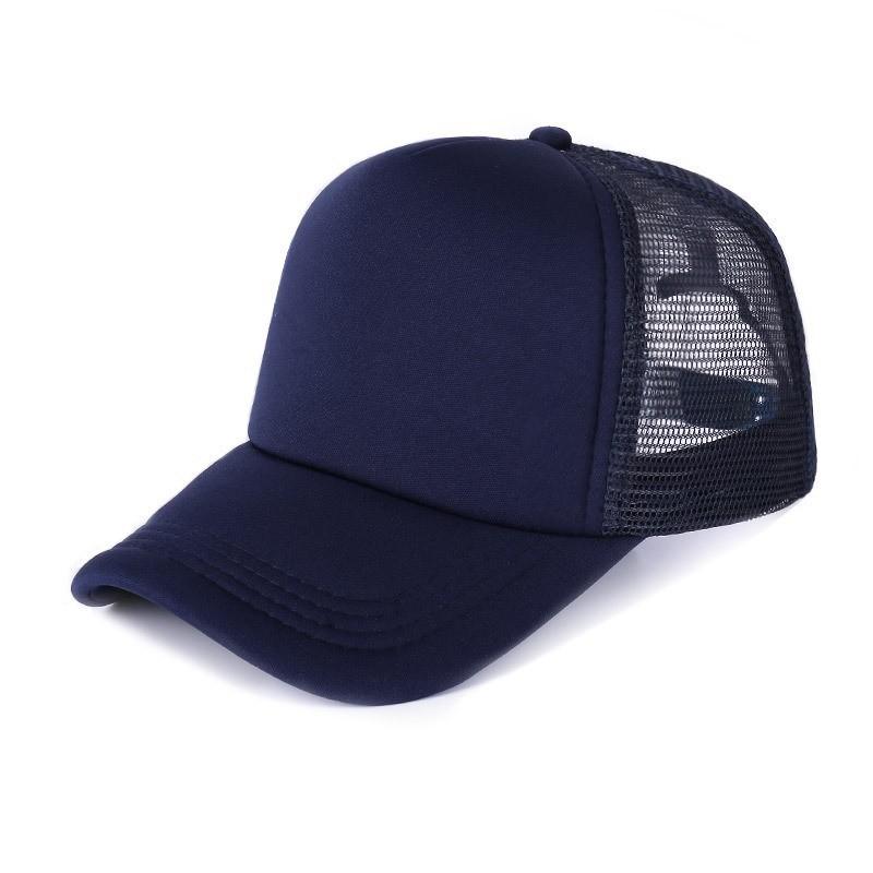 Lightweight Sponge Baseball Cap Summer Outdoor Sports Riding Skateboard Mesh Cap Simple Versatile Trucker Hat