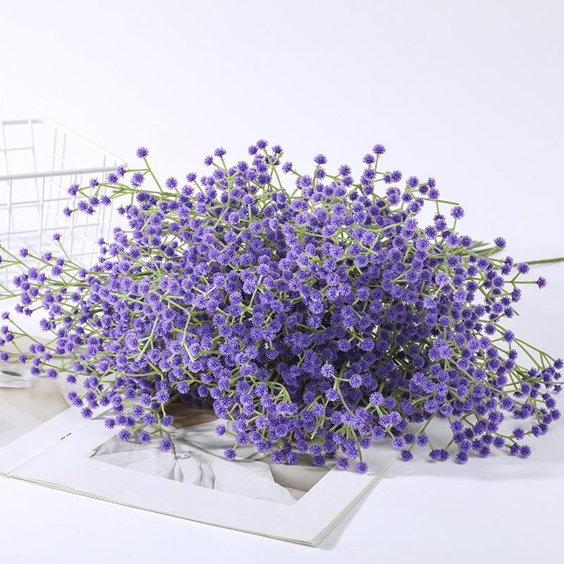1Pcs Babys Breath Artificial Flowers Bouquet Gypsophila Fake Flowers for Home Decor Table DIY Vase Ornament Wedding Decorations