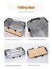 Isolierter Faltbarer Picknick- & Einkaufskorb - Outdoor, Camping, Takeaway-bereit