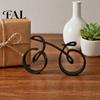 Abstrakte Fahrradskulptur 3D-gedrucktes Ornament, Schreibtisch-Fahrradskulptur, Kreative Kunstfigur, Modern-minimalistische Fahrrad-Dekoration für Zuhause und Büro