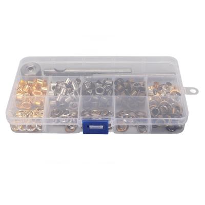 Grommet Eyelet Kit 1 4 with 320 Metal Eyelets 4 Colors Rust Prevention Leather Eyelet Kit Eyelet Kit for Decorating