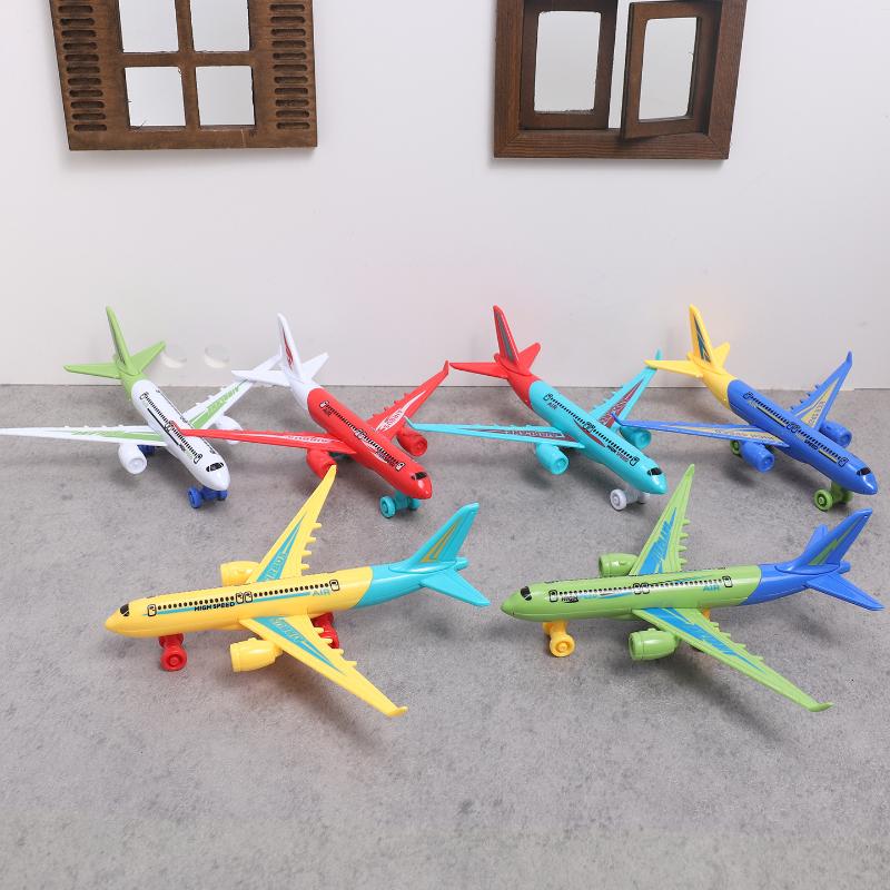 1/3/5Pcs Plastic Aircraft Ornament Diy Assembled Airplane Model Toy Color Random For Kids Children Education Collection Gift