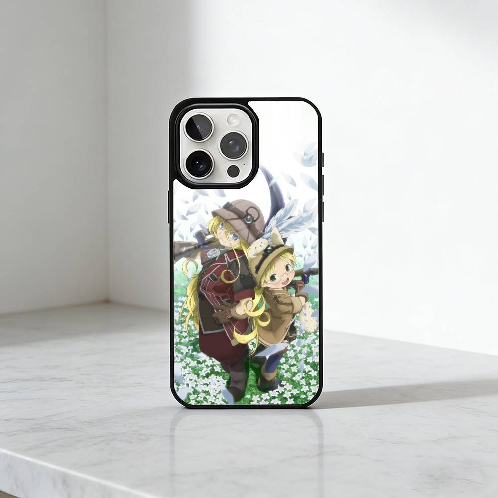 M-Made In A-Abyss Reg And Riko Phone Case For iPhone17,16,15,14,13 Plus,Pro Max Magnetic For Magsafe Wireless Charging