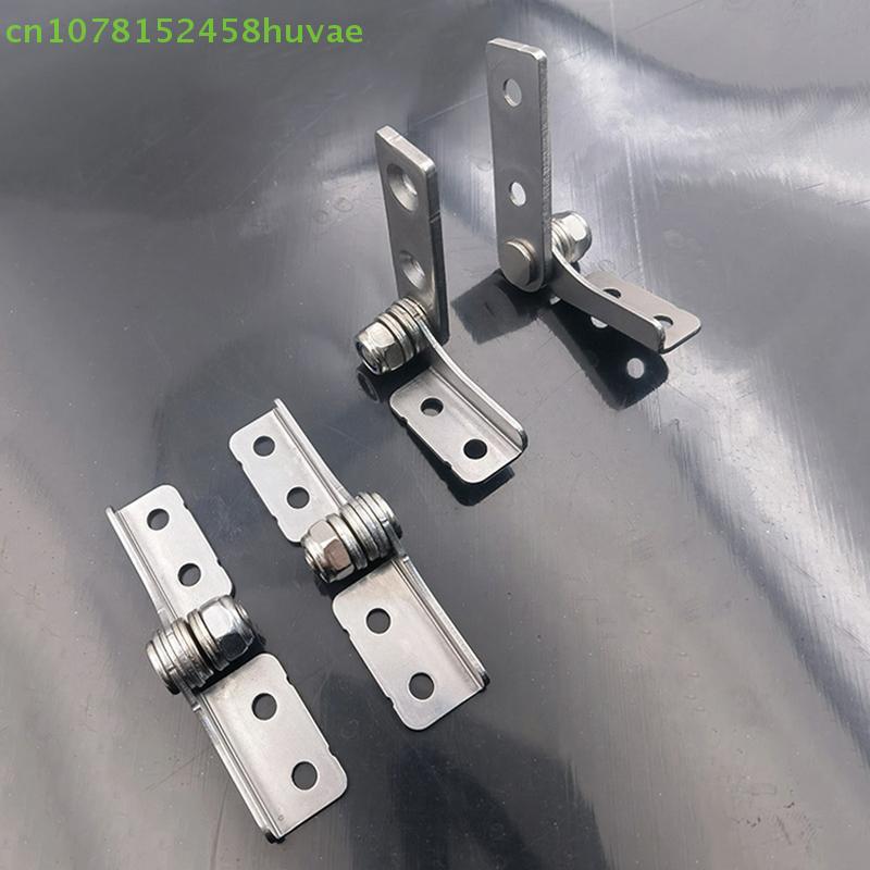 1 Pc 304 Stainless Steel Adjustable Arbitrary Hinge Stop Damping Hinge with Shaft Positioning for Nothing Frame