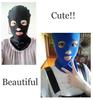 Waterproof Anti-UV Sunscreen Swim Facekini Men Women Swimming Caps Face Mask Hat Head Ear Face Covering Hat Diving Hats