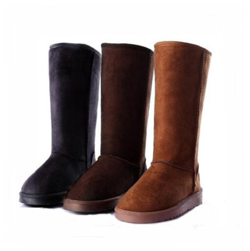 Fashion HOT 2025 Winter New High-tube Fashion All-match Warm Thick Snow Boots with Bow Knot Snow Boots Women Flat-heel Snow Boots